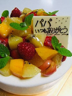 季節のホールケーキ